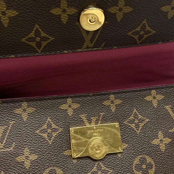 Auth LOUIS VUITTON Cluny BB M42738 Rose Monogram CA2166 Handbag Monogram Canvas - Picture 10 of 14